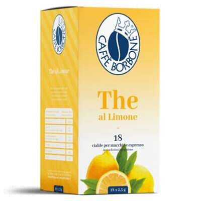 Borbone The al Limone 18 pz cialde 44 mm compatibile con macchine da caffè per cialde filtro carta ESE 44 mm