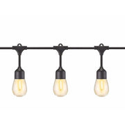 New Majestic Catena Luminosa 30 bulbi led con pannello solare