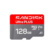 SanDisk Scheda di Memoria Ultra PLUS microSDXC 128GB SDSQUBQ-128G-GNGMA UHS-I A1 V10 200 MB/s