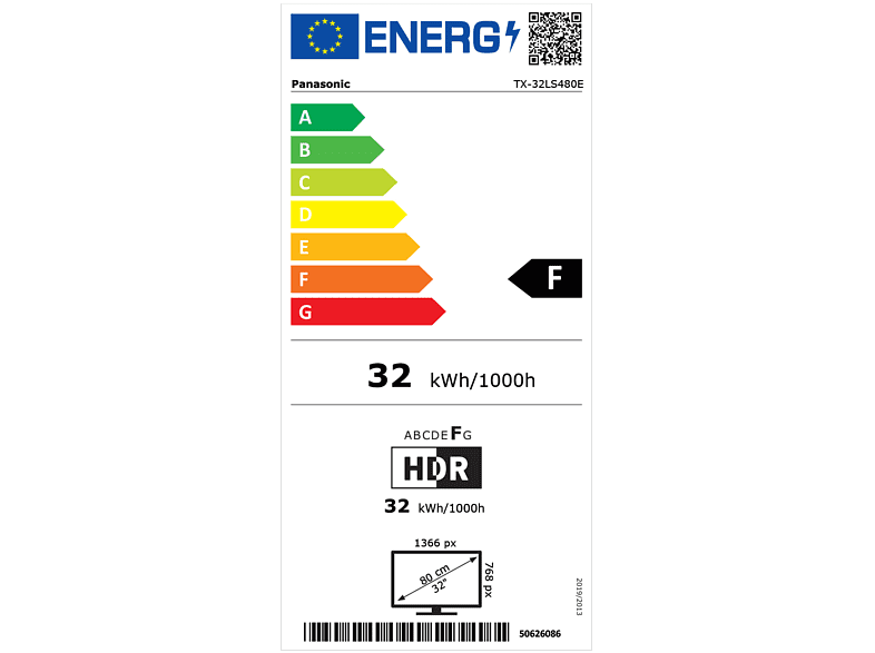 Panasonic TX-32LS480E Led Hd Smart 32"