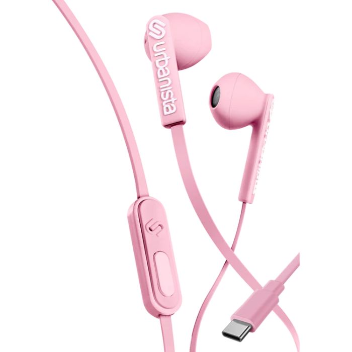 Urbanista San Francisco Auricolare con Cavo USB-C Pink