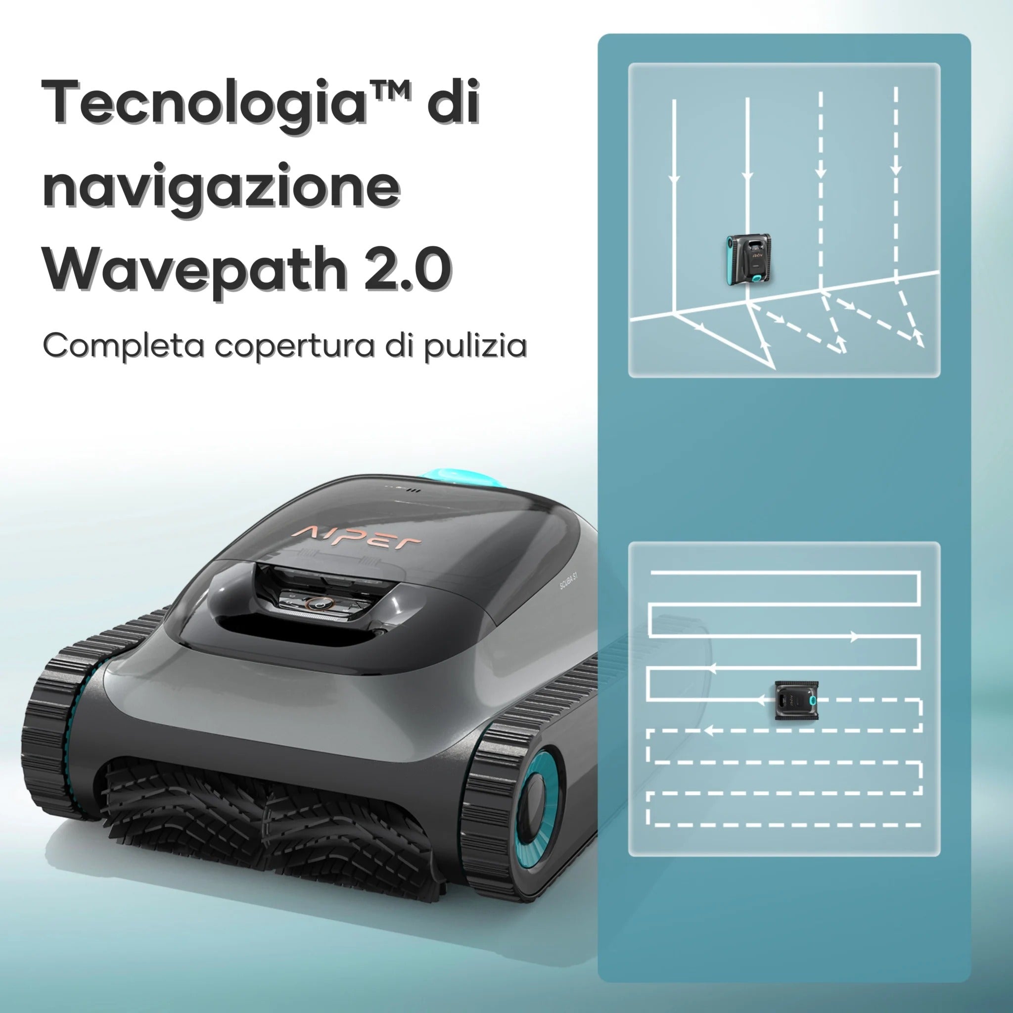 Aiper Scuba S1 Robot Pulisci Piscina Senza Fili
