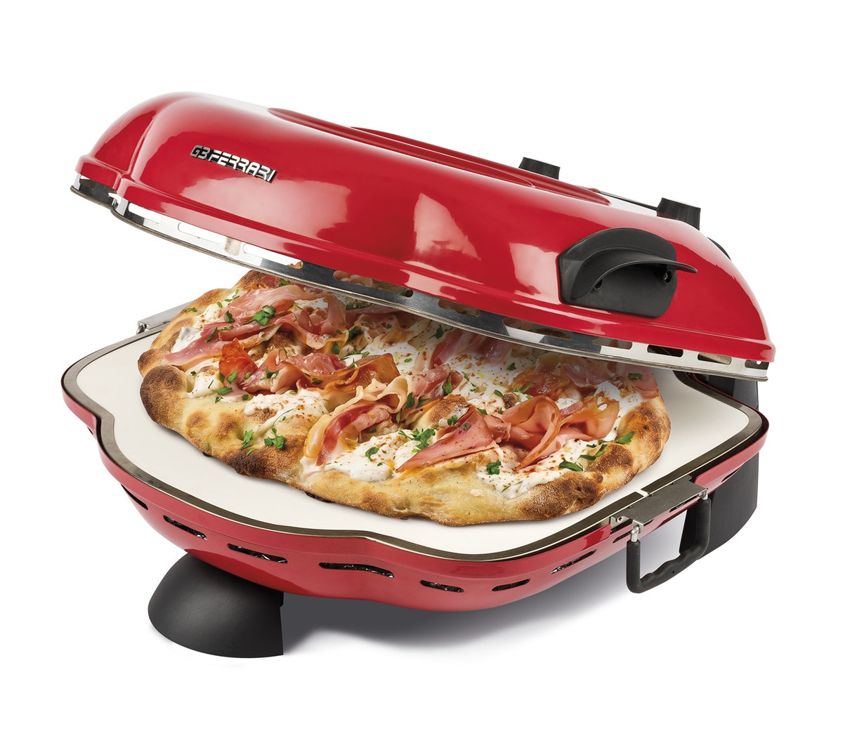 G3 Ferrari Forno Pizza Delizia Impero G1021702 Rosso 1400 W 400 °C Ø 37 cm