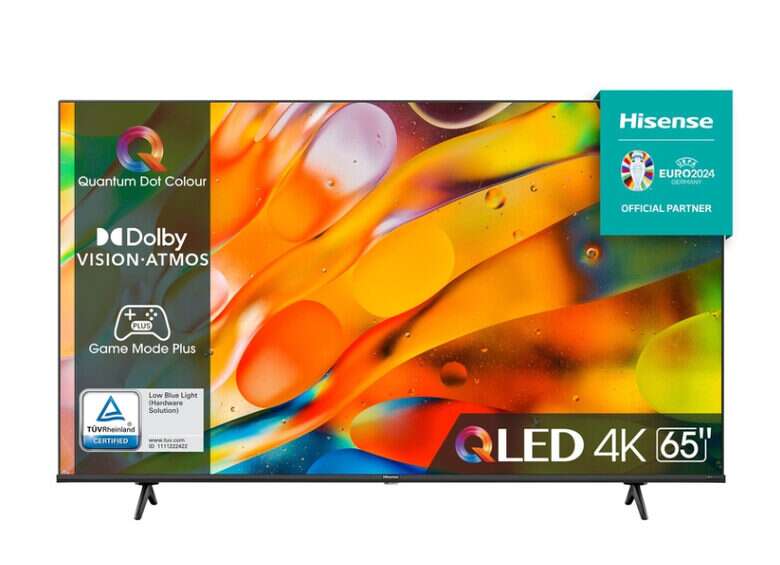 Hisense 65E79KQ TV 165,1 cm (65") 4K Ultra HD Smart TV Wi-Fi Nero