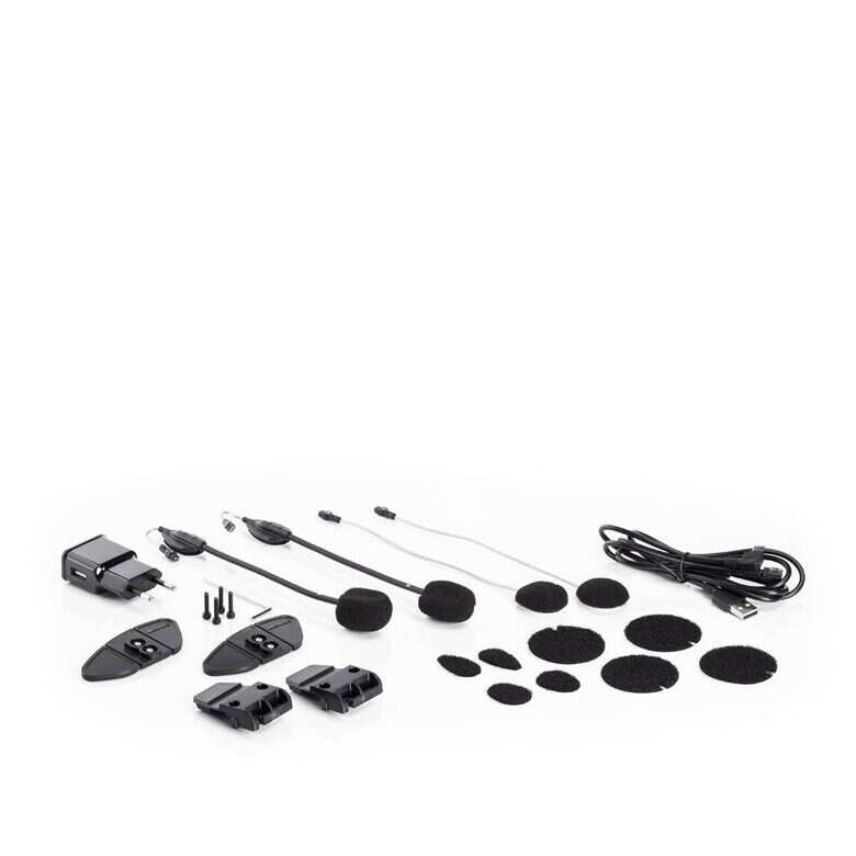 Midland BTX2 Pro S coppia di interfono da moto 1200 m Nero, Blu