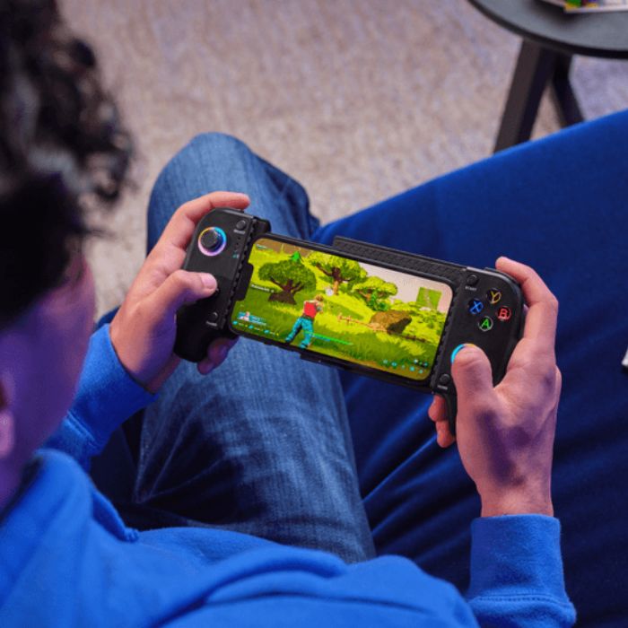 Trust GXT 735G Mylox Controller Wireless Bluetooth per trasformare il tuo smartphone in una console da gaming portatile Nero