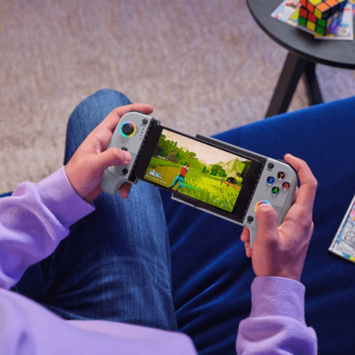 Trust GXT 735G Mylox Controller Wireless Bluetooth per trasformare il tuo smartphone in una console da gaming portatile Grigio