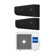 Haier Climatizzatore Dual Split H2U18MAAOUT + 2x AS35SBBHRA-MB 12000+12000 BTU Inverter Wi-Fi R32