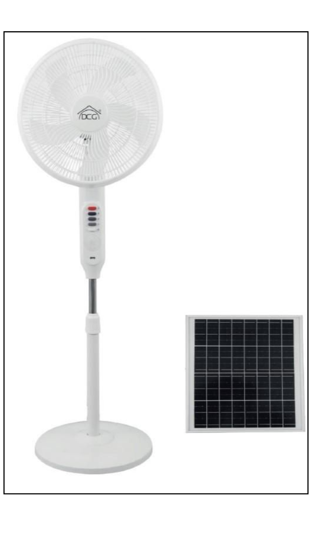 DCG VE2150R Ventilatorea torre touch 40W 107H 3D dcmotor+led