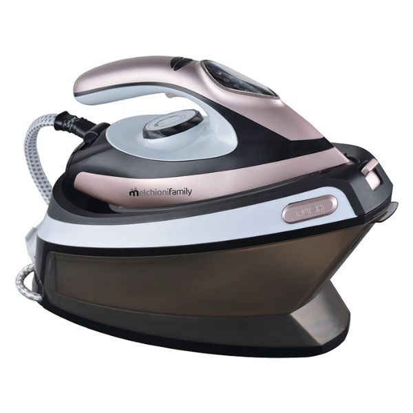 Melchioni Family Infinity Ferro da Stiro a Carica Continua Regolazione Vapore Display LED Serbatoio 1,5L 2000W