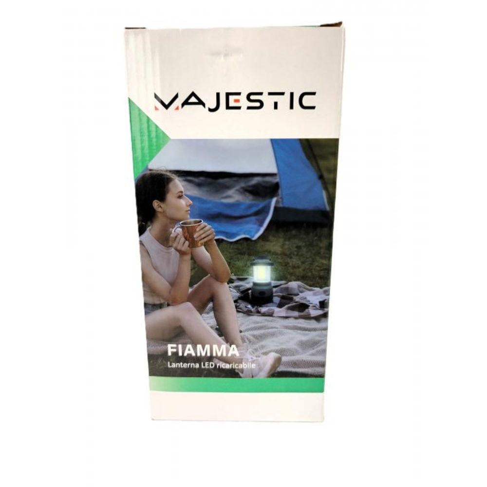 New Majestic Lampada Led Ricaricabile Fiamma
