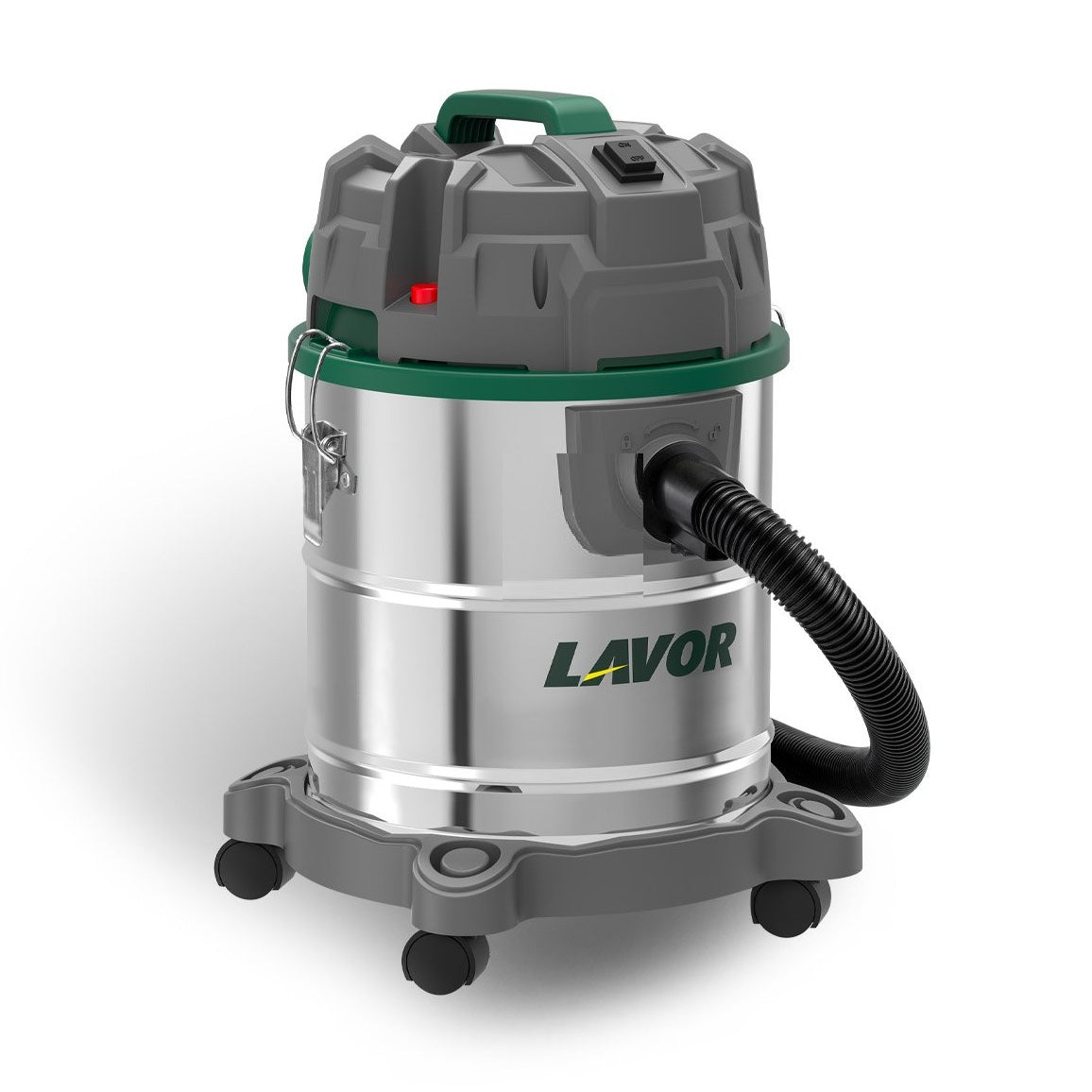 Lavor Aspirapolvere Aspiraliquidi Dozzy Power 20XS 20 L 1400 W Fusto in Acciaio Inox