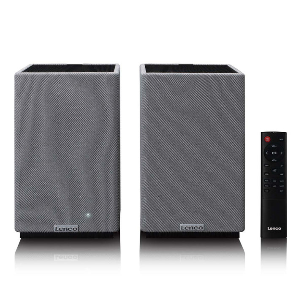 Lenco SPB-240BKGY altoparlante Grigio, Nero Con cavo e senza cavo 40 W