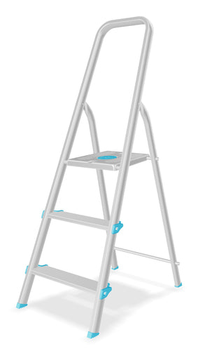 Colombo New Scal scala Libellula con 3 gradini Alluminio