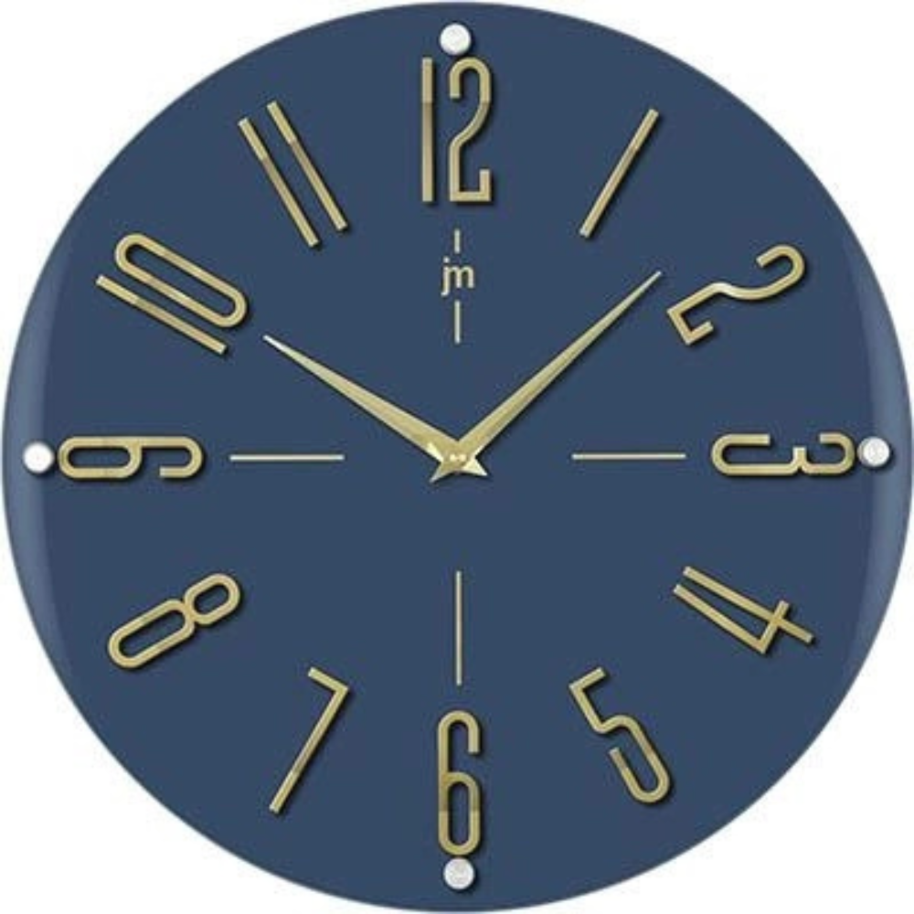 Lowell 00974A Orologio Da Parete Blu