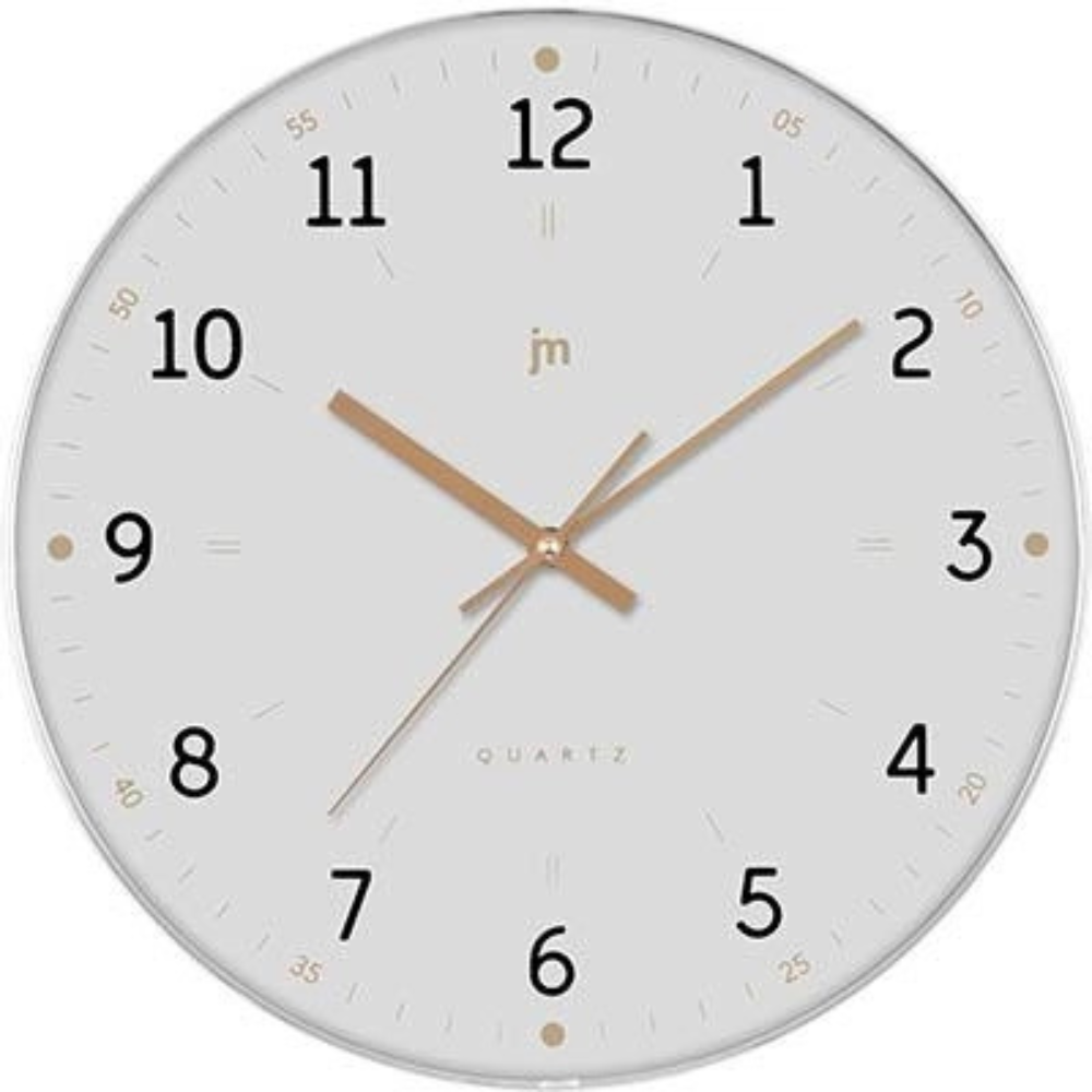 Lowell 00975B Orologio Da Quarzo Abs Mdf Bianco 35 Cm