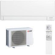 Mitsubishi Electric MUZ-AY25VG Condizionatore Fisso, Inverter, Unità Interna e Esterna, Bianco