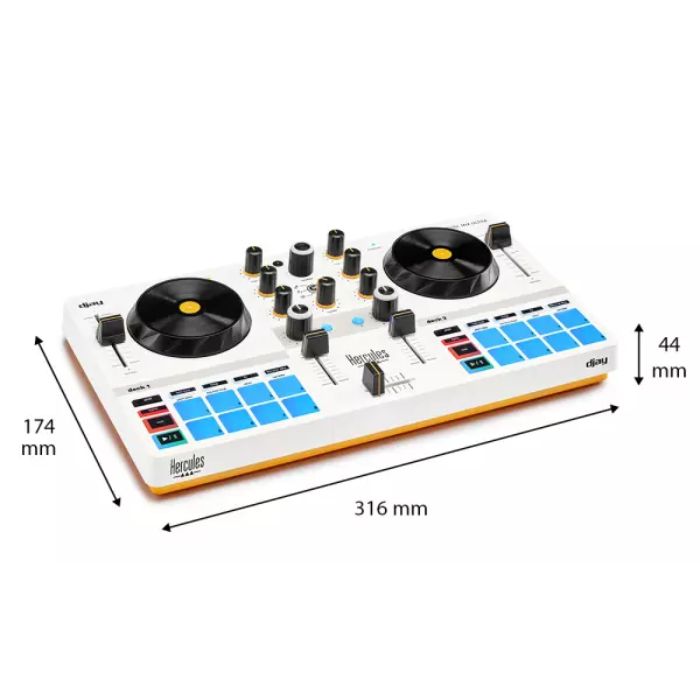 Hercules DJControl Mix Ultra batteria ricaricabile