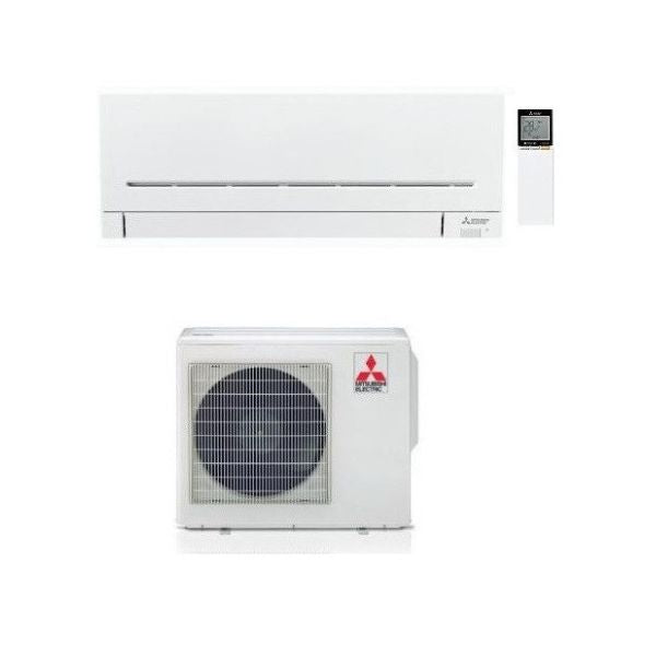 Mitsubishi Electric MUZ-AP25VG+MSZ-AP25VGK Condizionatore Fisso Unità Interna e Esterna 9000 Btu Bianco