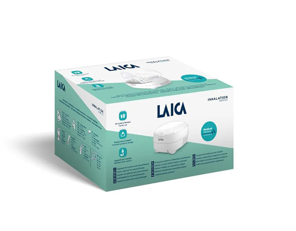 Laica Apparecchio a Pistone per Aerosolterapia NE2015 Aerosol