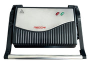Necchi Bistecchiera Elettrica NK219 800 W Piastre Antiaderenti Apertura 180°