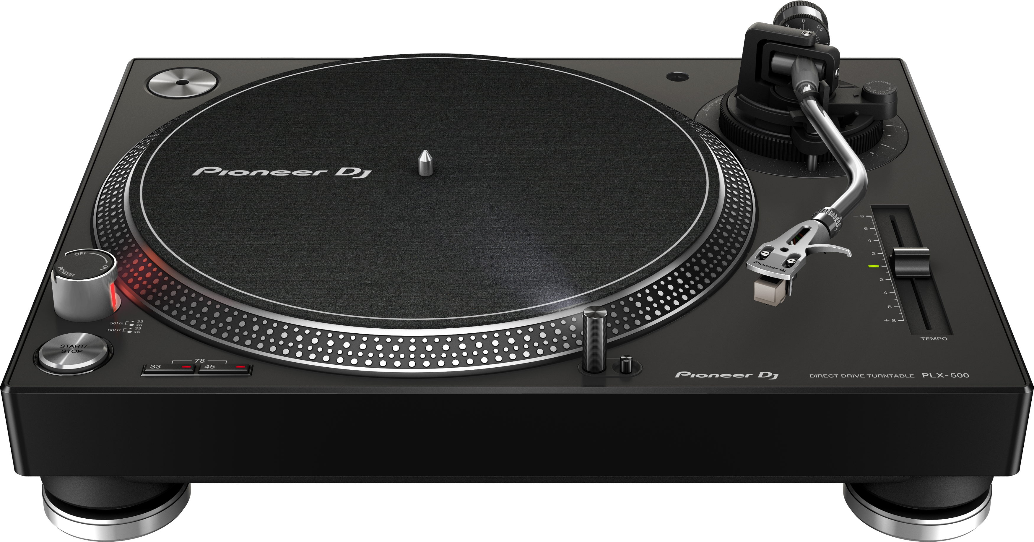 Pioneer DJ PLX-500 Piatto per DJ ad azionamento diretto Nero