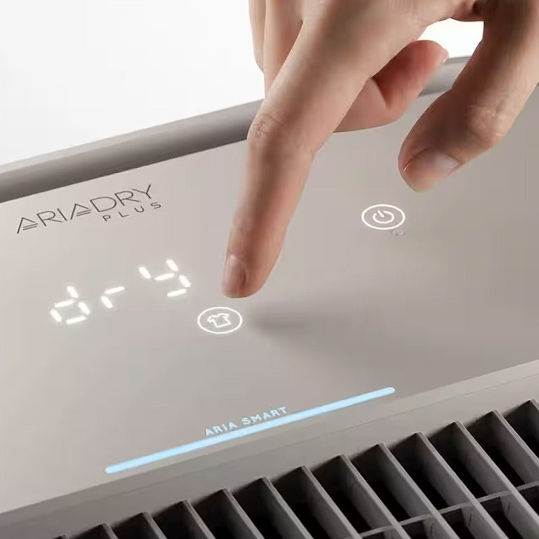 De’Longhi Tasciugo AriaDry Plus DTI220 Deumidificatore 20 L/24 h, Serbatoio 5 L, Aria Smart, Funzione Bucato, Display Touch, Bianco