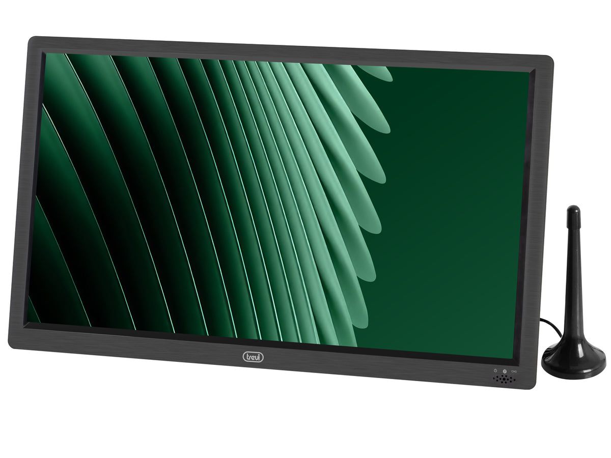 Trevi TV Portatile PTV 16 AVB 15,6" HD DVB-T2 HDMI USB SD Batteria Integrata 12V Nero