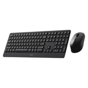 RAPOO 9390M Multimode Wireless Combo Tastiera e Mouse Wireless Nero Grigio Scuro Bluetooth 5.0