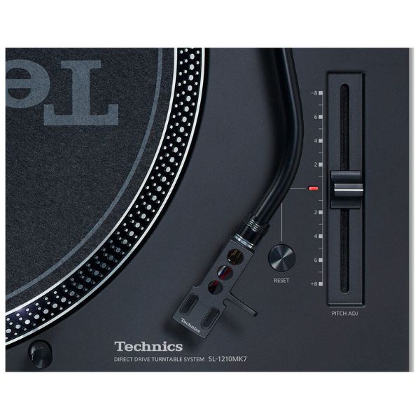 Technics SL-1210MK7 Giradischi a Trazione Diretta Motore Coreless Funzioni DJ Avanzate Braccio ad Alta Sensibilità Design Robusto