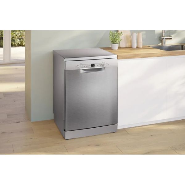 Bosch SMS2ITI33E Lavastoviglie libera installazione 60 cm Acciaio spazzolato anti-impronta (E)