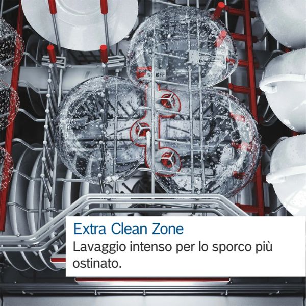 Bosch SMU6ECS12E Serie 6 Lavastoviglie da incasso sottopiano 60 cm Acciaio spazzolato