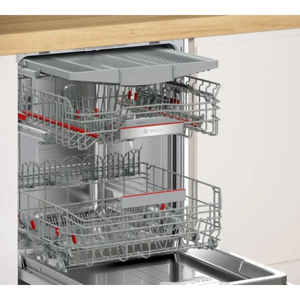 Bosch SMI4EVS08E lavastoviglie da incasso Serie 4 frontalino in acciaio spazzolato CLASSE C