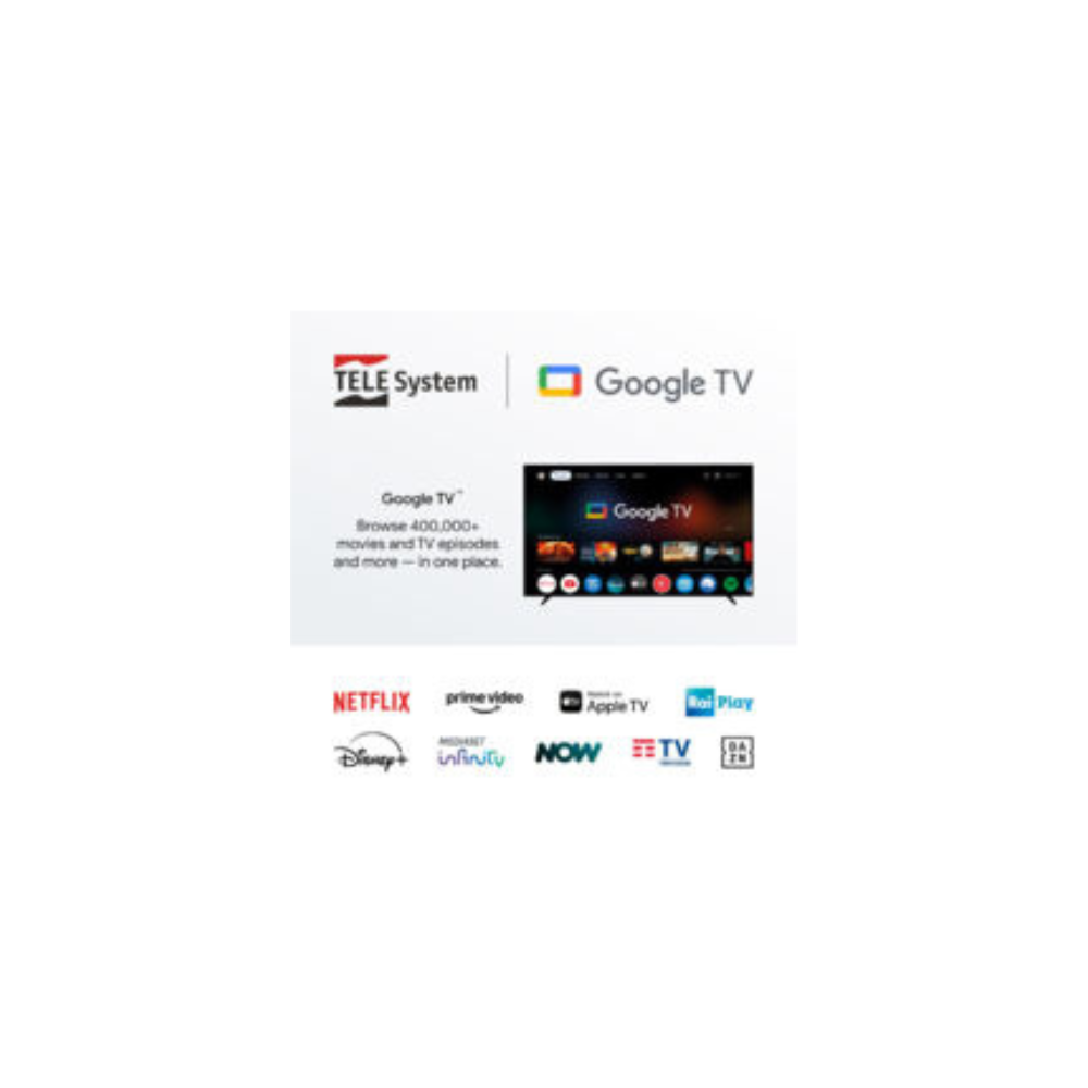 Telesystem Telecomando Up Stick Streamer Google TV 4K