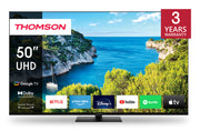 Thomson 50UG5C14 Televisione Smart TV 50 Pollici Qled 4K Ultra Hd Wi-fi Nero