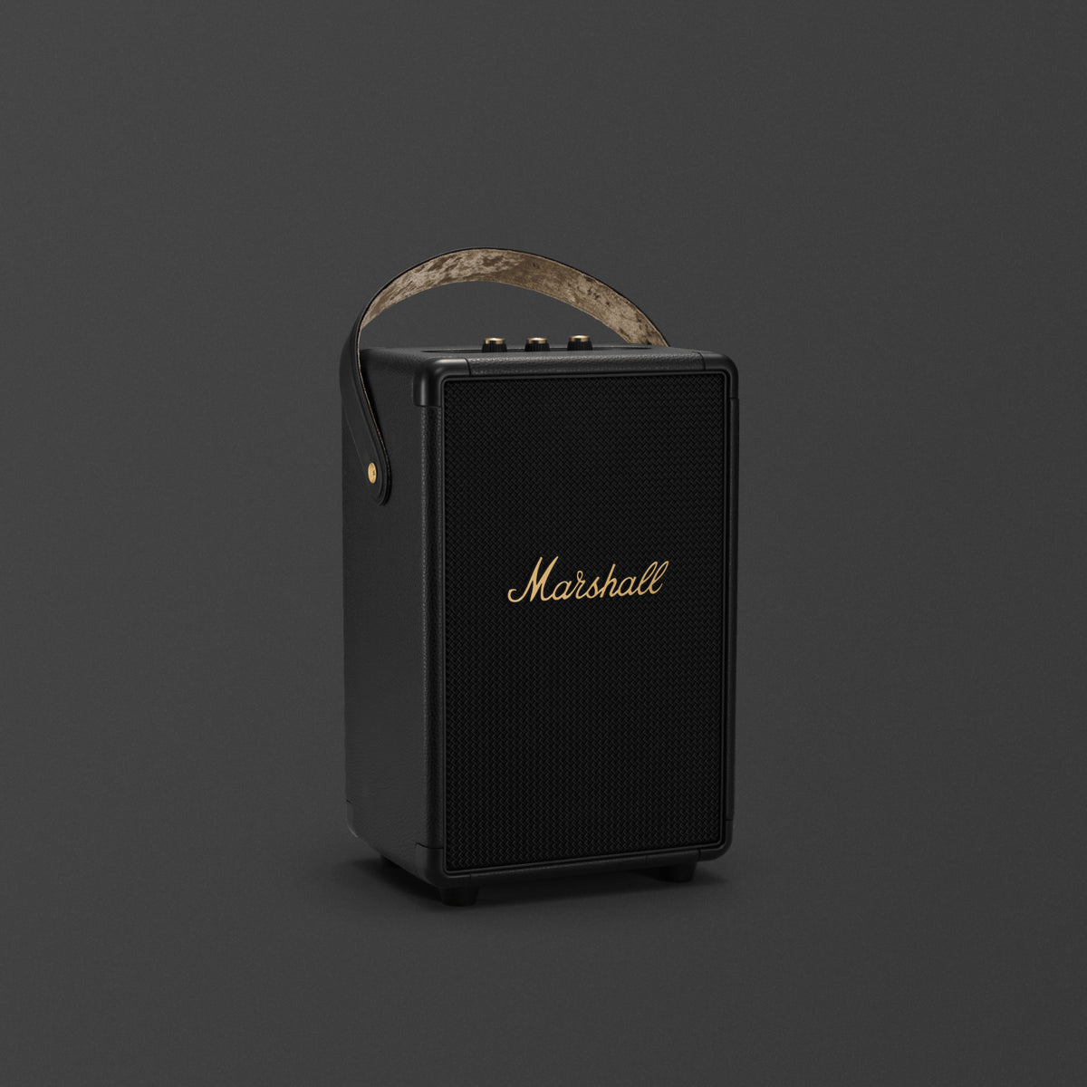 Marshall Speaker Bluetooth Portatile Tufton Black & Brass 80 W 20+ Ore IPX2