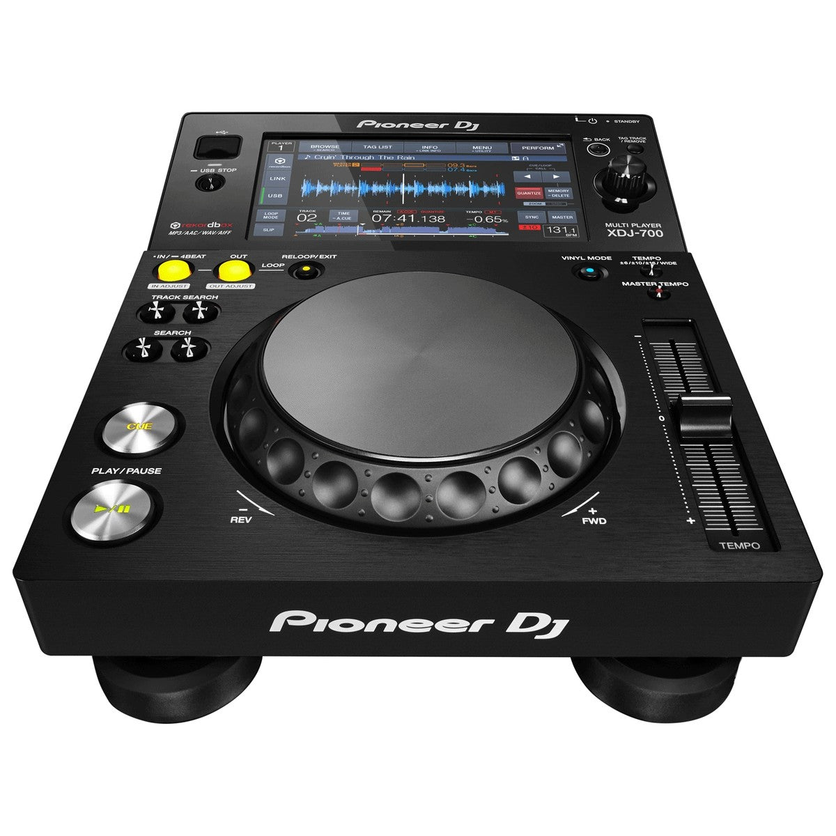 Pioneer DJ XDJ-700 Controller Per Dj Nero Digital Vinyl System (Dvs) Scratcher