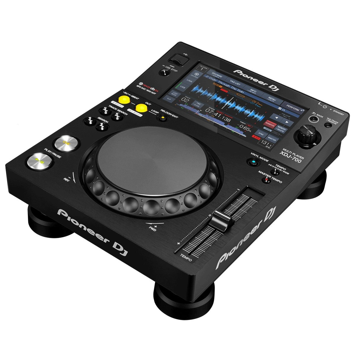 Pioneer DJ XDJ-700 Controller Per Dj Nero Digital Vinyl System (Dvs) Scratcher