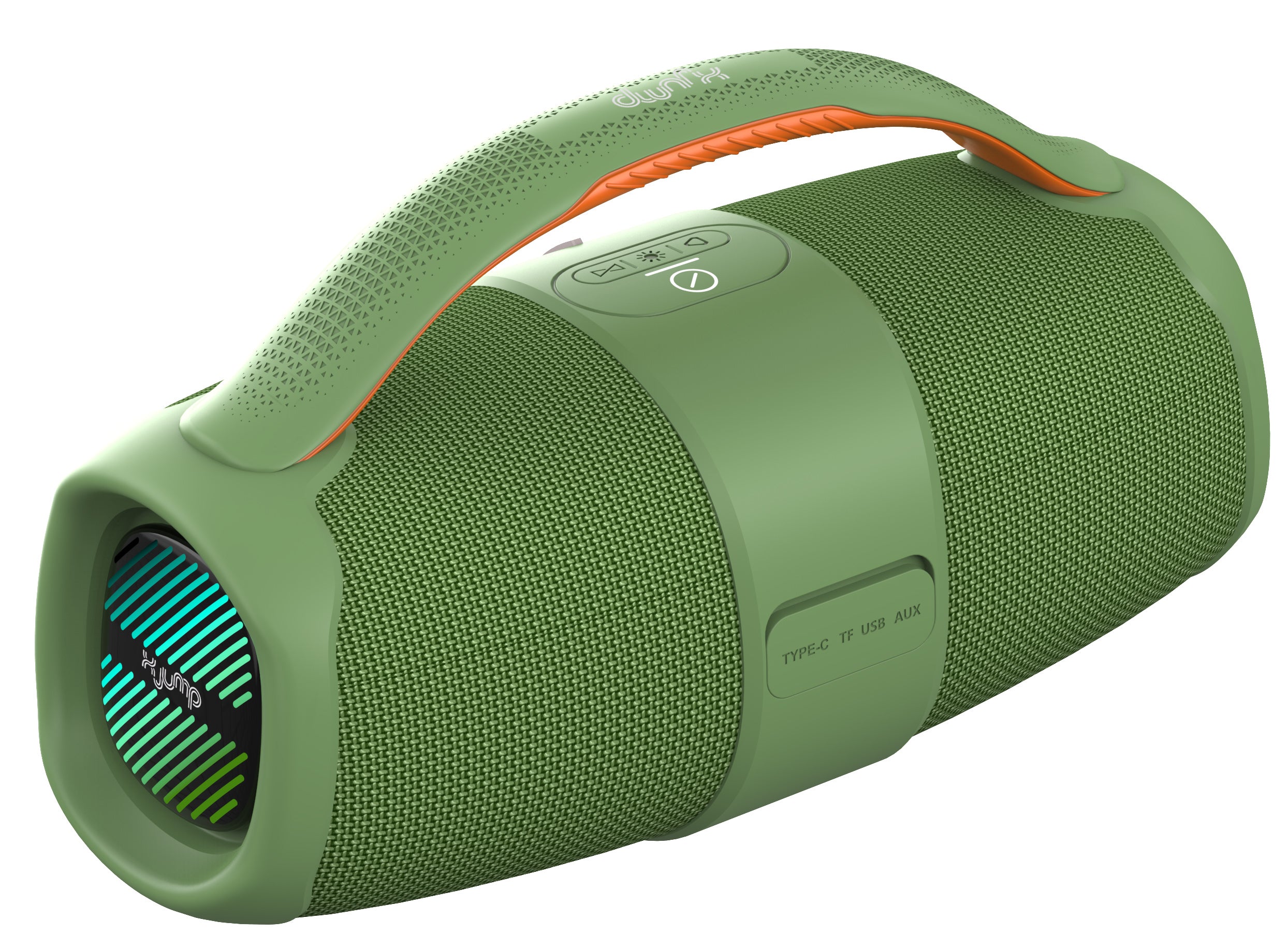 X Jump XJ 120 Cassa Portatile Altoparlante Amplificato 40w Bluetooth Aux-in Verde