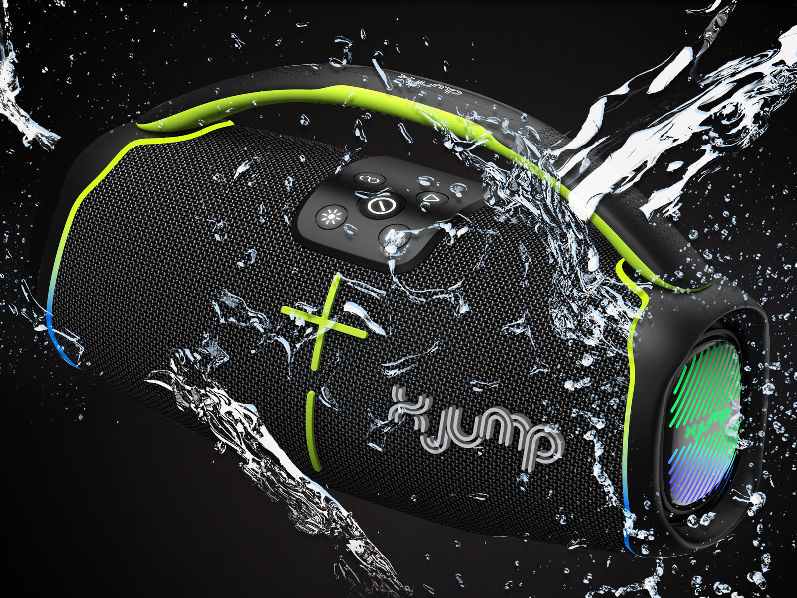 X JUMP Altoparlante Amplificato 60W Wireless TWS XJ 150 Nero