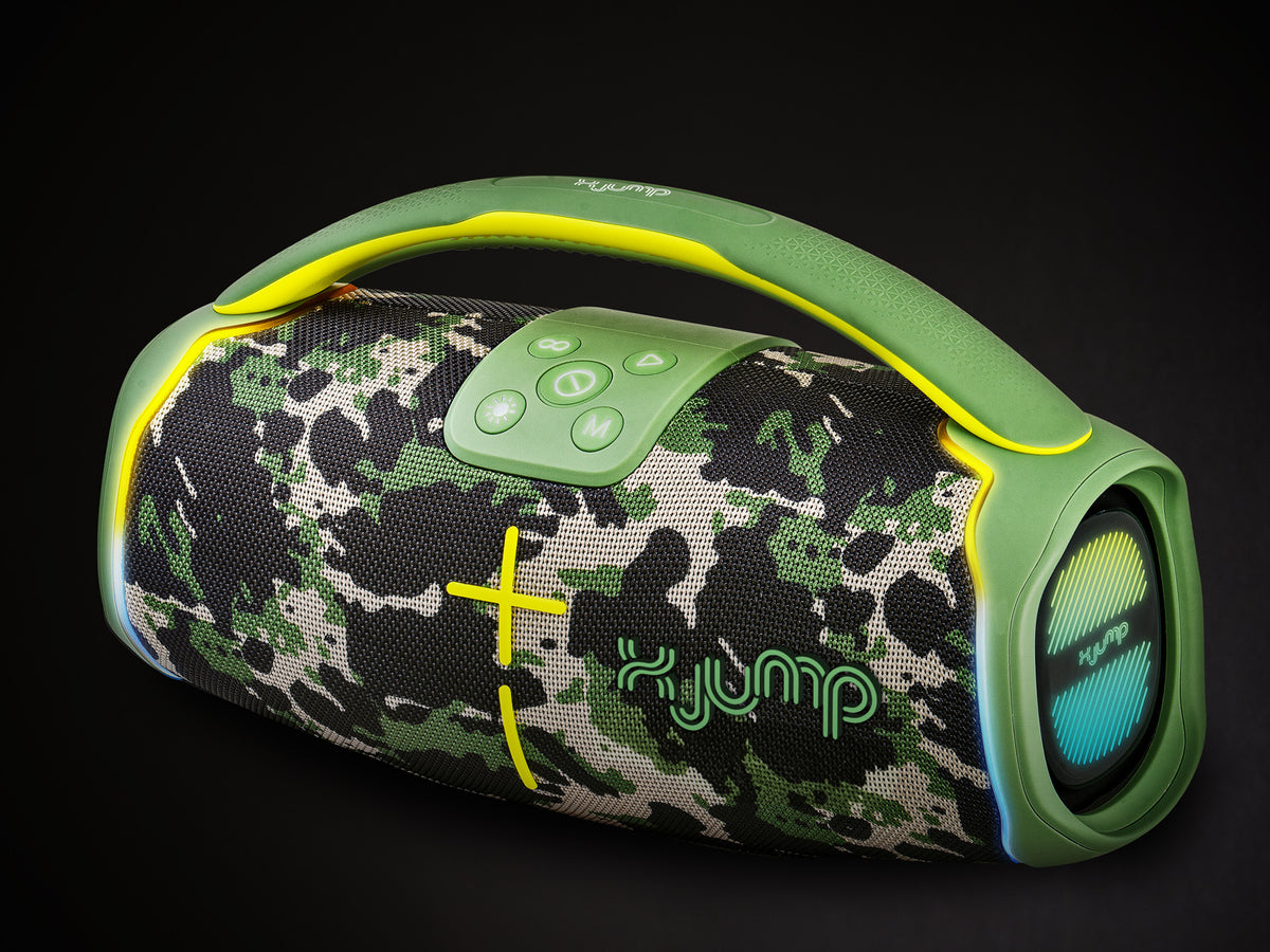 X JUMP Altoparlante Amplificato 60W Wireless TWS XJ 150 Verde Militare