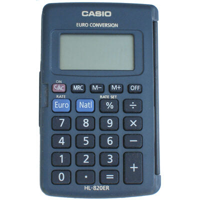 CASIO CALCOL. TASCABILE HL 820VA