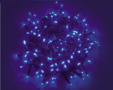 GBC CATENA 80 LED 6M BLU CAVO NERO