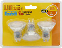 BEGHELLI LAMP. LED FARETTO GU10 5W 3000#