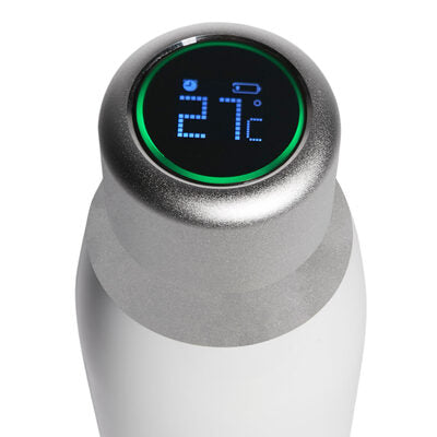 PURO WB500SMART1WHI borraccia Uso quotidiano, Fitness, Sport 500 ml Acciaio inossidabile Bianco