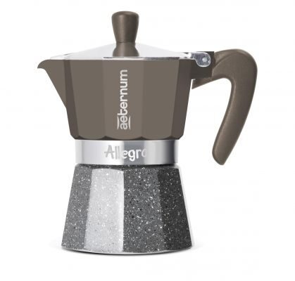 BIALETTI* CAFFETTIERA ALLEGRA 1TZ GRIGIO
