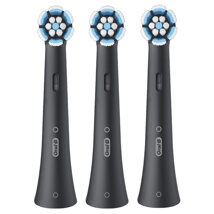 Oral-B Testine di Ricambio iO Series Gentle Care Black, testine rotonde di ricambio originali, setole angolate per una rimozione più profonda della placca, testina più morbida, adatte a geng