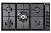 De’Longhi FLN 59 DD piano cottura Nero Da incasso 86 cm Gas 5 Fornello(i)