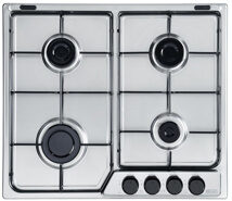 De’Longhi FFA 46 ASV piano cottura Acciaio inox Da incasso 60 cm Gas 4 Fornello(i)