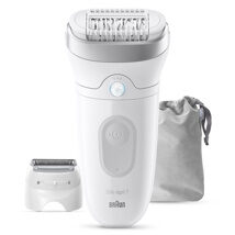 Braun Silk·épil 7 epilatore Bianco wet & dry c\test radente